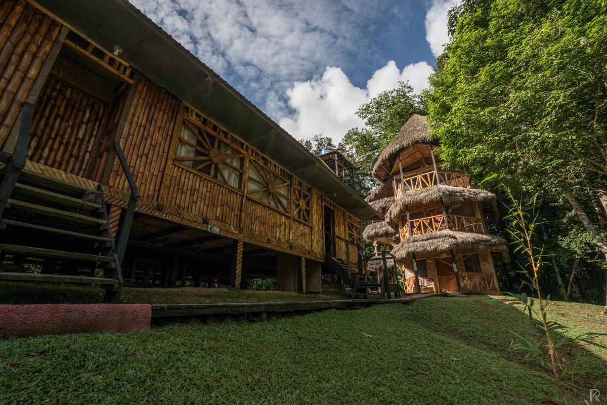 Bamboo, lodge, Ecuador, Amazon, Rainforest, Itk, Travel