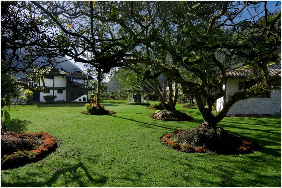 Hotel, samari, spa, baños, Ecuador, Garden