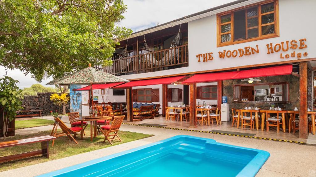 Hotel, wooden, house, galápagos, itk